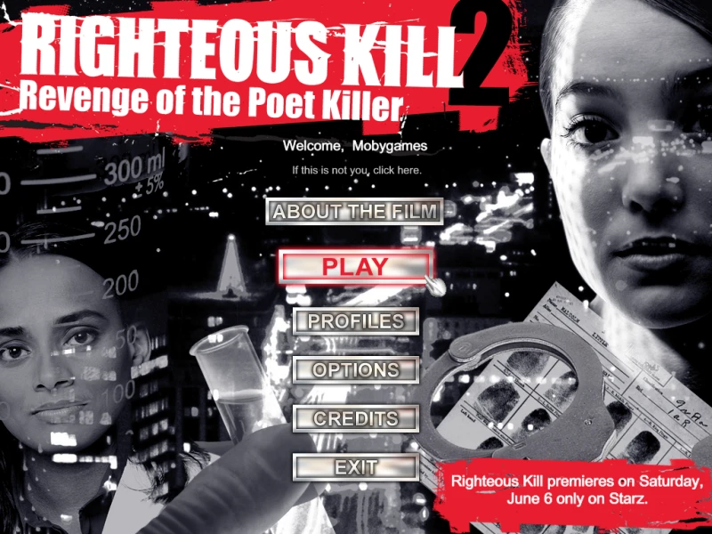 Righteous Kill 2: Revenge of the Poet Killer