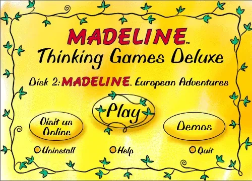 Madeline Thinking Euro Games Deluxe