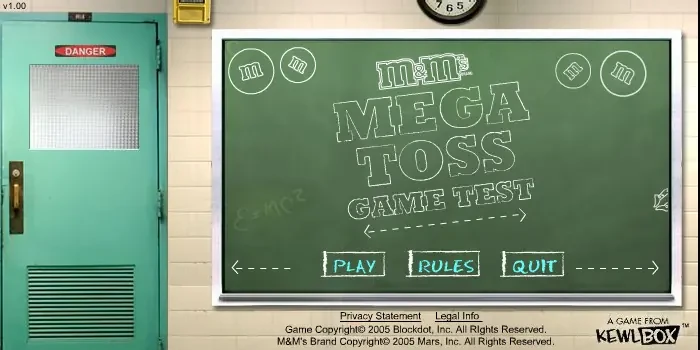 M&M’s Mega Toss Test