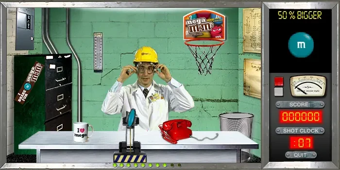 M&M’s Mega Toss Test