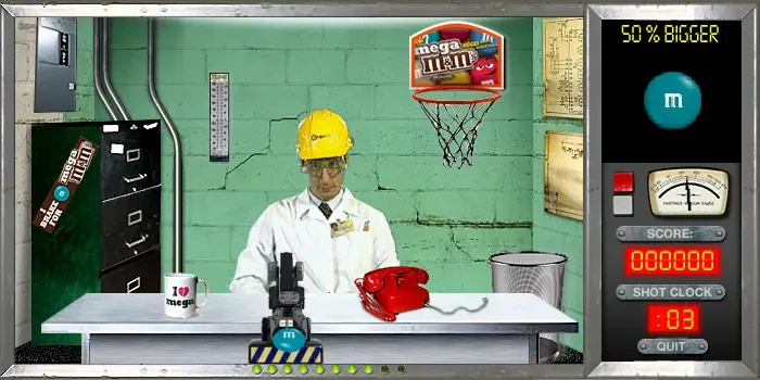 M&M’s Mega Toss Test
