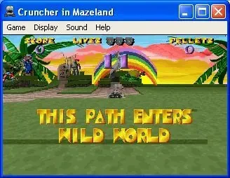 Cruncher in Mazeland