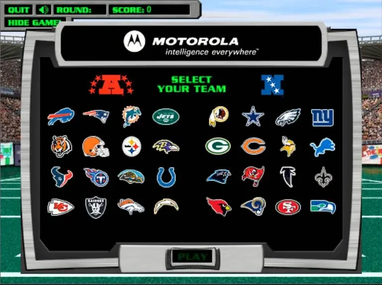 Bobblehead Football Challenge