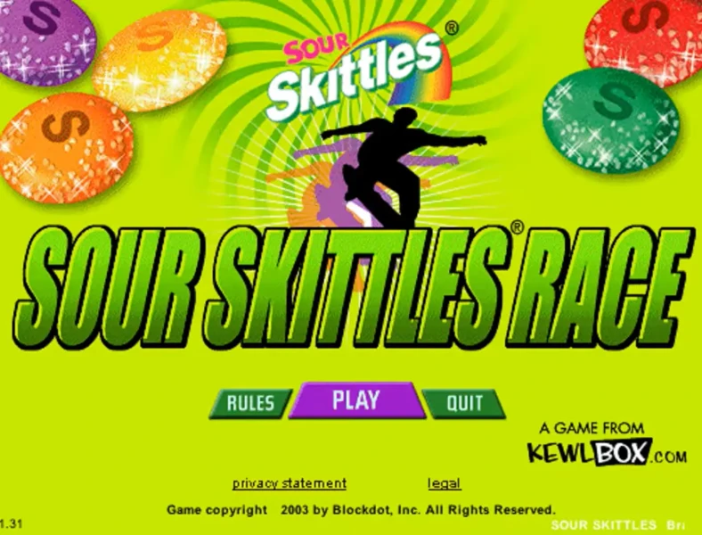 Sour Skittles Race