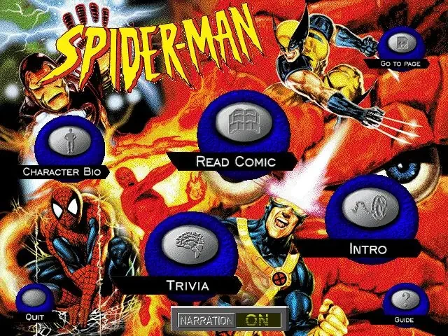 Spider-Man: Interactive CD-ROM Comic Book