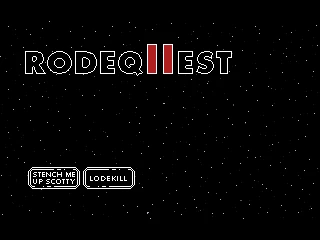 Rode Quest 2: The Sweet Smell of Stenchie