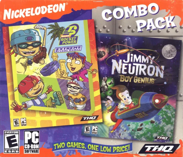 Jimmy Neutron Boy Genius/Rocket Power Extreme Arcade Games