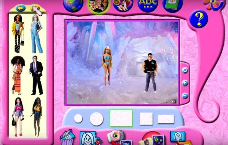 Barbie Sticker Designer