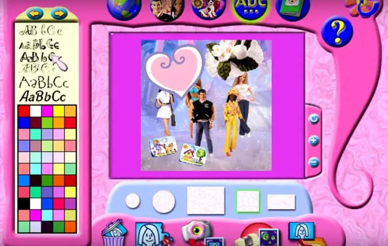 Barbie Sticker Designer