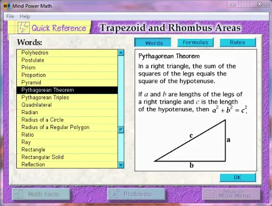 Mind Power High School Geometry